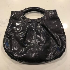 Coach Lexi - purple patent crossbody handbag